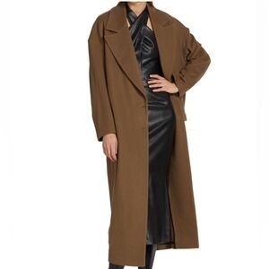 Fabulous AMIRI Tan Cashmere Oversize Coat